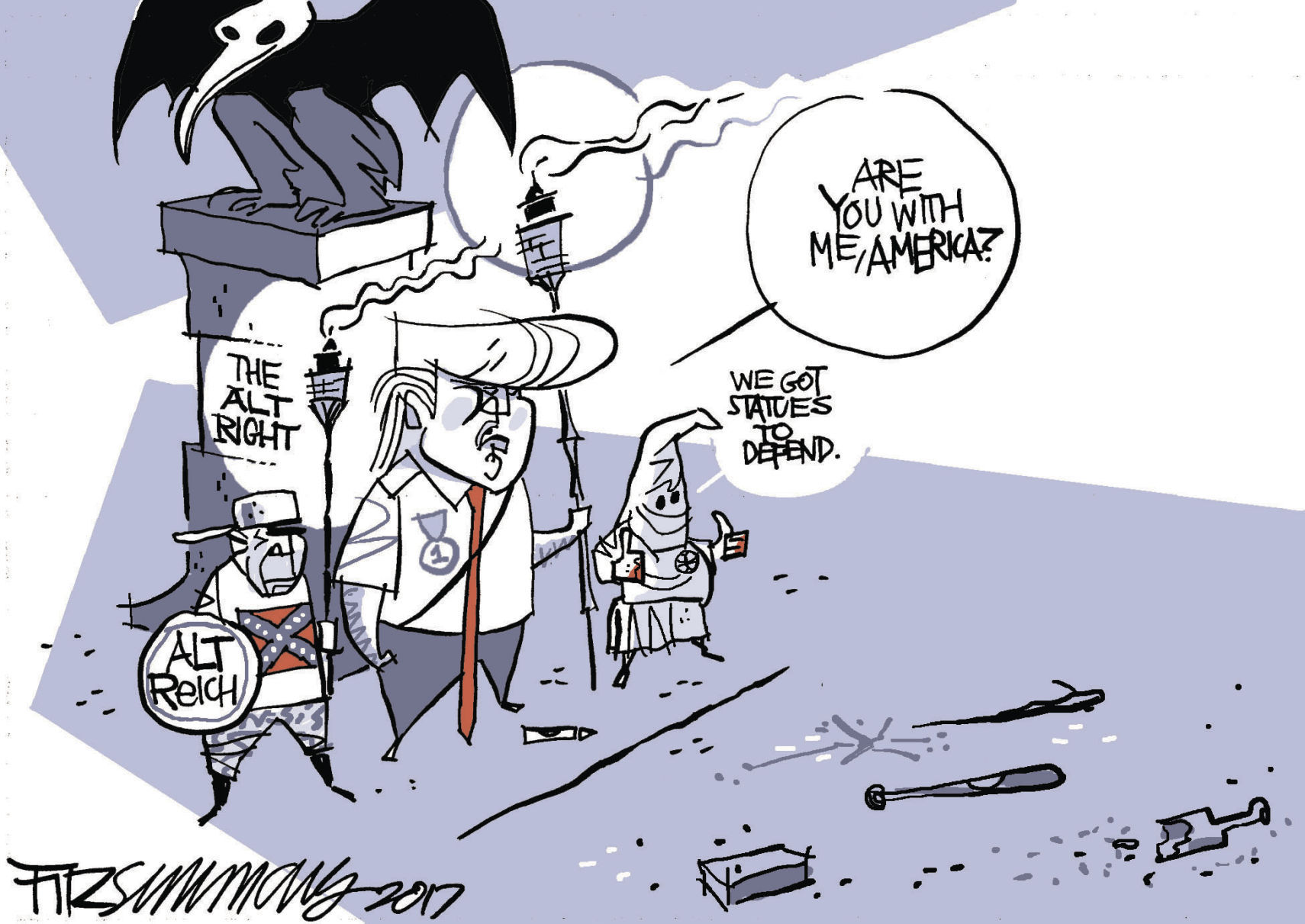 Daily Fitz Cartoon: Sides